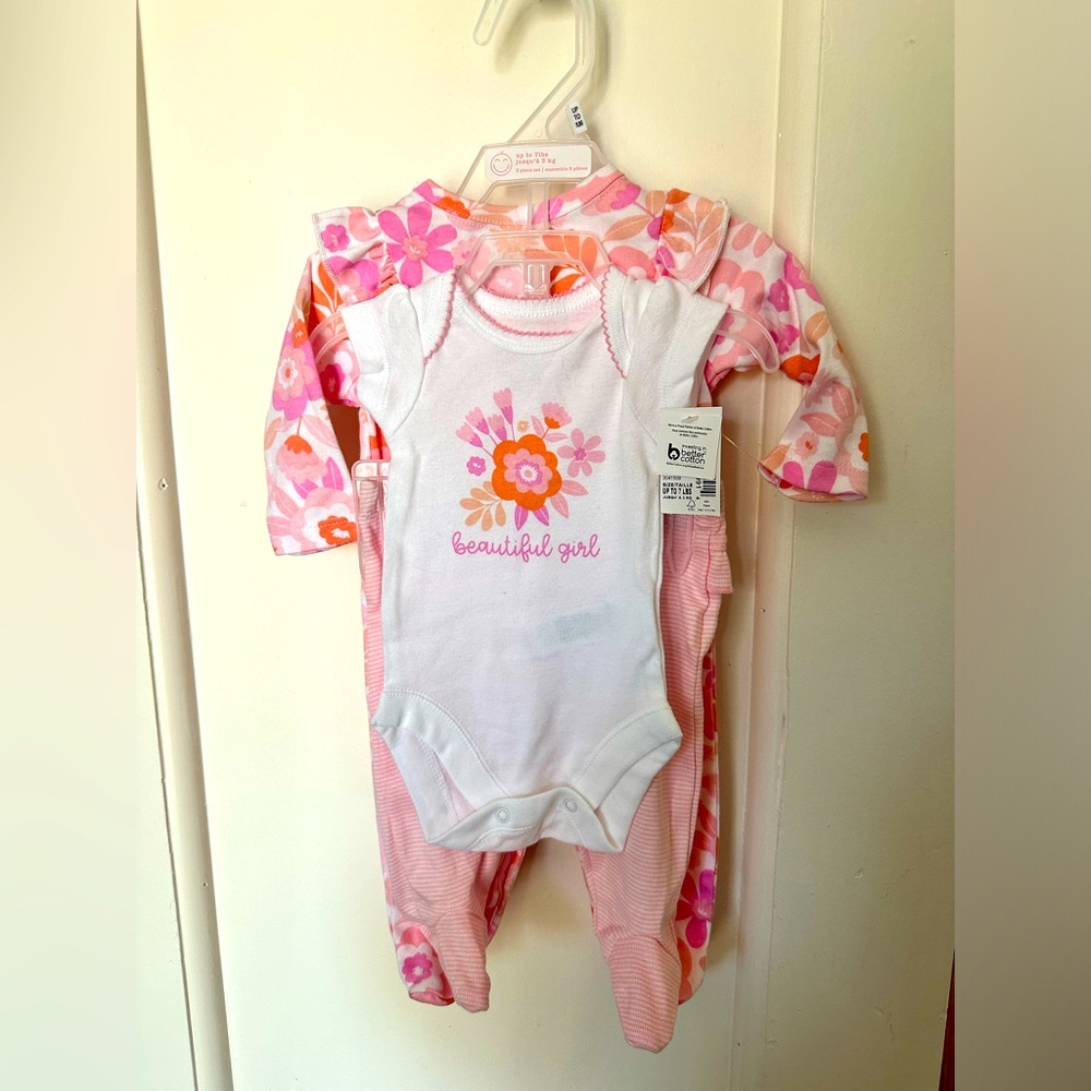 NWT - 3-Piece Baby Girl Set